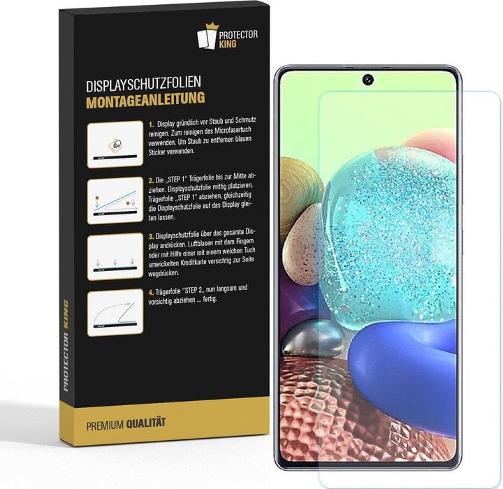 Produktbild Protectorking 6x Premium Displayschutzfolie 3D KLAR (6 Stück, Samsung Galaxy A71)
