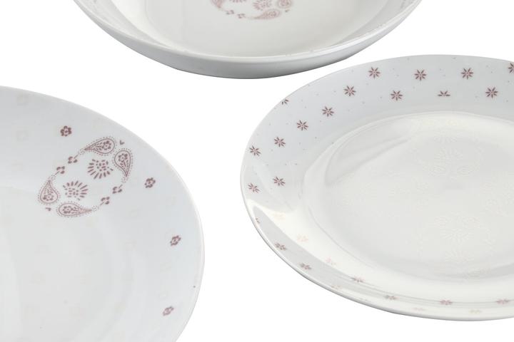 Actual product image DKD Home Decor Geschirr-Set Scandi 18 Stücke 27 x 27 x 3 cm (18 Piece)