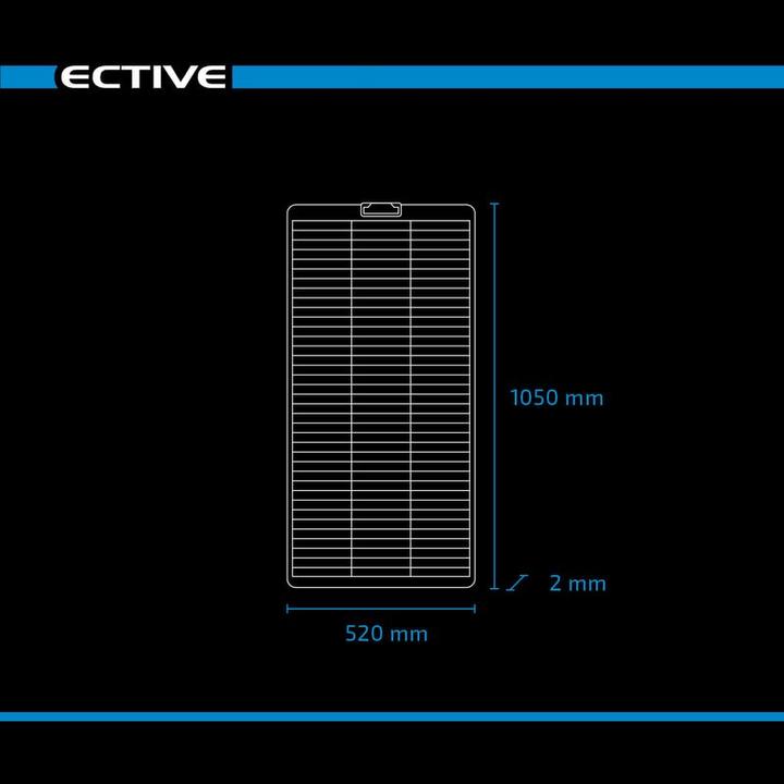 Image du produit Ective Schindel Panneau solaire flexible 12V 100W Panneau solaire flexible 100 Watt PV (100 W, 2.50 kg)