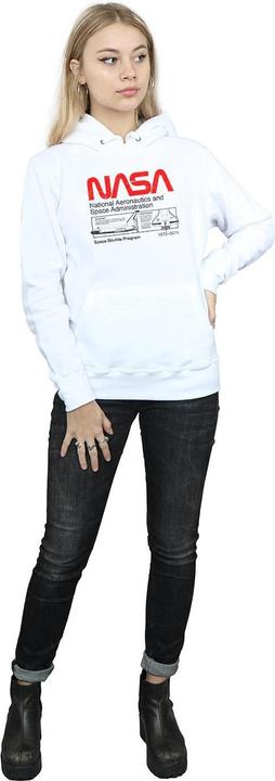 Actual product image Nasa Womens/Ladies Space Shuttle Hoodie (L)