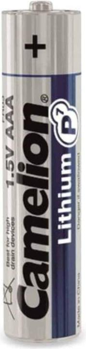 Immagine prodotto Camelion 19000203 - Pile al litio P7 AAA / FR03, 2 pezzi, capacità 1100 mAh, potente Ei (2 pz., AAA, 1050 mAh)