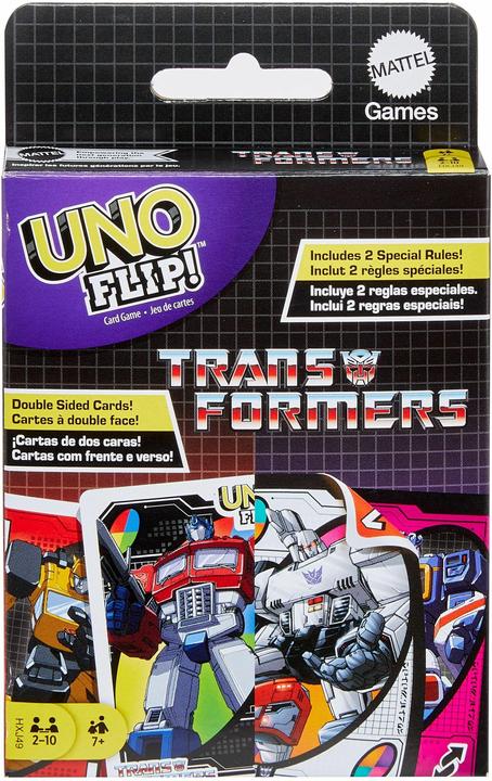 Produktbild Mattel Games Uno Flip Transformers (Deutsch)