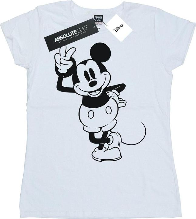 Immagine prodotto Disney Mickey Mouse Peace Hand Maglietta Donna (S)