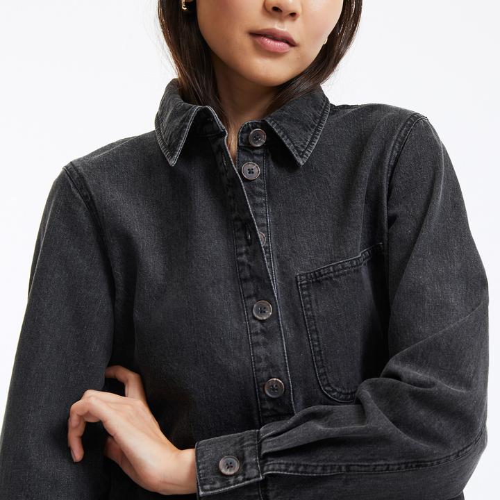Produktbild La Redoute Collections Kurzes Jeanskleid Signature ALBANE (38)