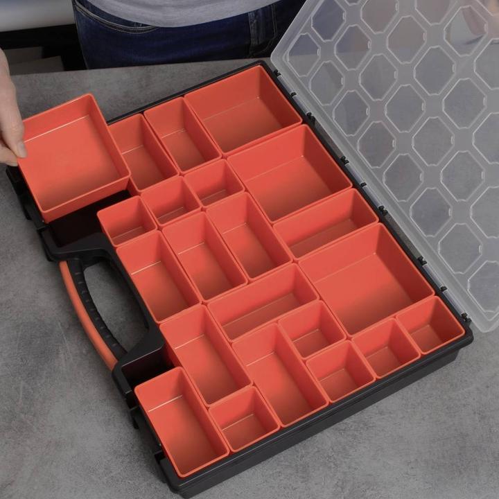 Actual product image Quadrios 23SA093 Assortment box (L x W x H) 42 x 32.5 x 6 cm Number of compartments: 2