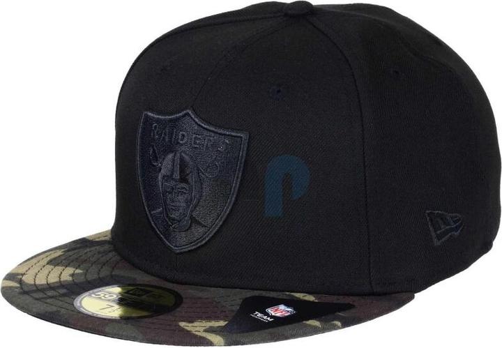 New Era NFL - Las Vegas Raiders - Camo Black Wood 59Fifty Cap schwarz 7 3/8 (56)