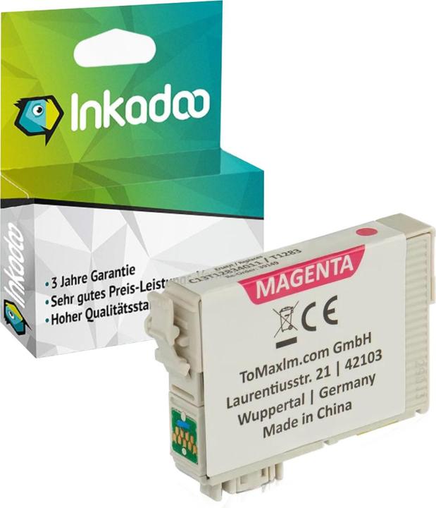 Produktbild Inkadoo Druckerpatronen kompatibel zu Epson C13T08934011 / T0893 Tintenpatrone, magenta Magenta (M)