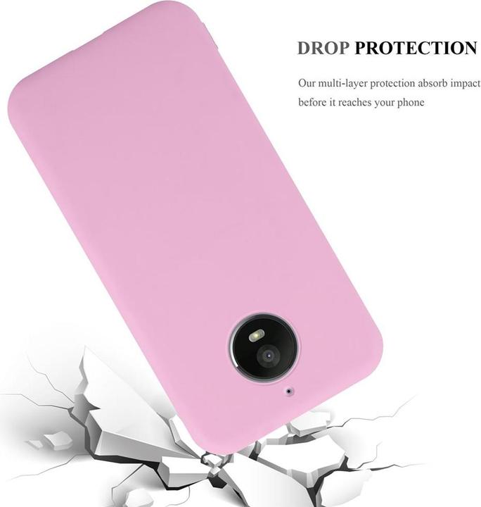 Actual product image Cadorabo TPU Candy Cover (Motorola Moto E4 Plus)