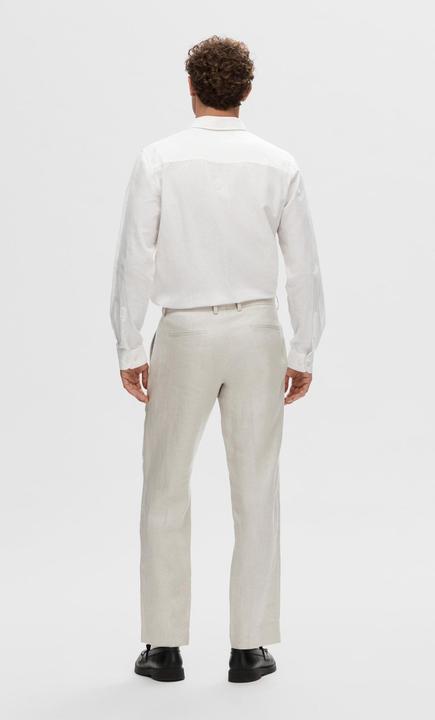 Actual product image Selected Homme Regular fit linen suit trousers (46)