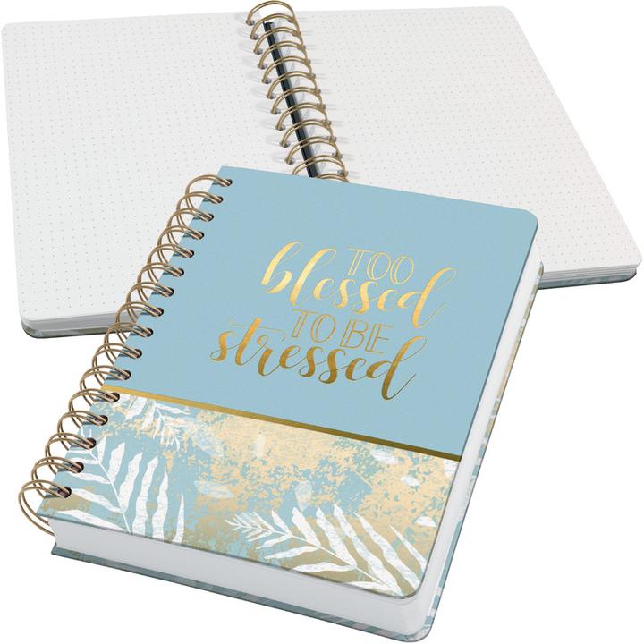 Actual product image Jolie Spiral notebook (168 x 215 mm, Checked, Hardcover)