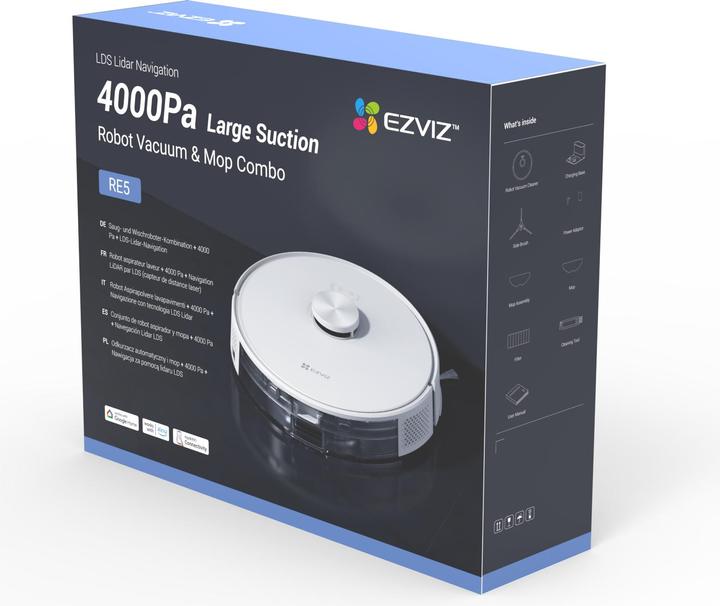 Actual product image EZVIZ RE5 - (Vacuum mopping robot)