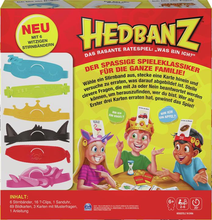 Produktbild Spin Master BGM Hedbanz Refresh (Deutsch)
