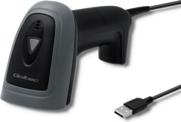 Produktbild Qoltec 50863 Wired QR & BARCODE Scanner | USB (2D-Barcodes)