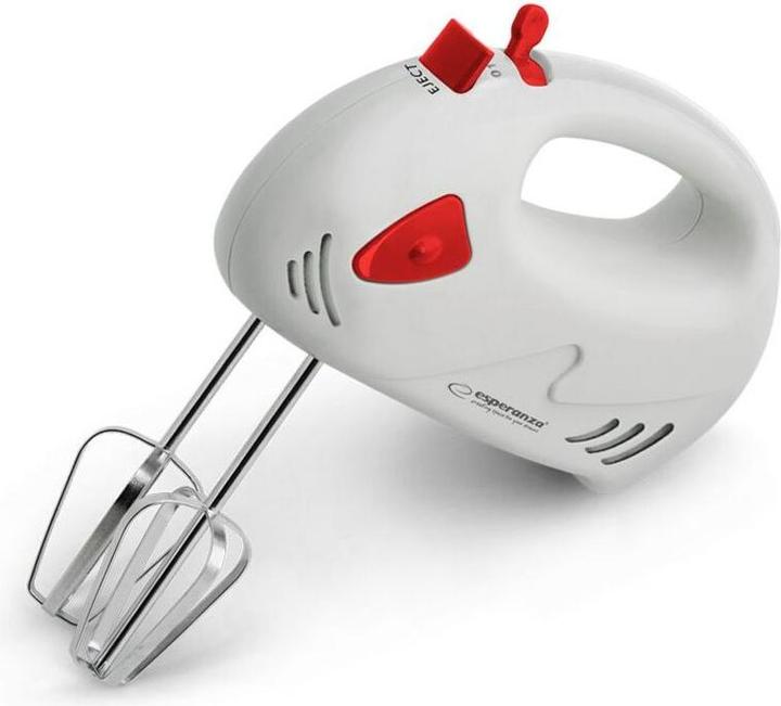 Esperanza EKM007R Mixer Handmixer Rot Weiss 150 W (150 W)