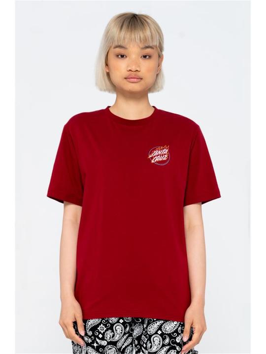 Actual product image Santa Cruz Absent Flame Dot T-Shirt (8)