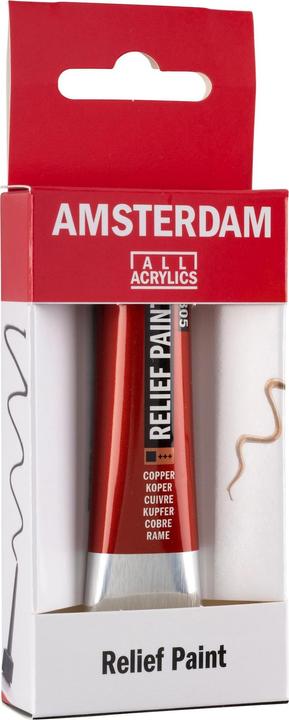 Produktbild Amsterdam Acrylfarbe Reliefpaint 805 (Kupfer, 20 ml)