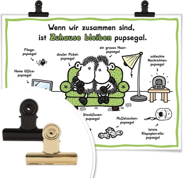 Produktbild Sheepworld Zuhause bleiben pupsegal (80 x 60 cm)