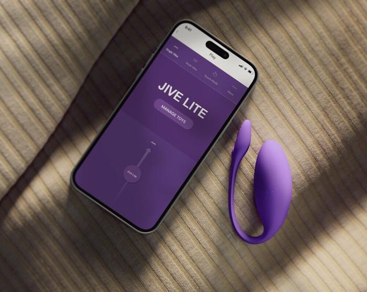 Actual product image We-Vibe Jive Lite app-controlled love egg vibrator