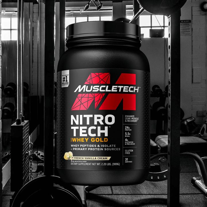 Produktbild Muscle Tech Performance Series Nitro Tech 100% Whey Gold (French Vanilla Crème, 1 Stk., 1198 g)