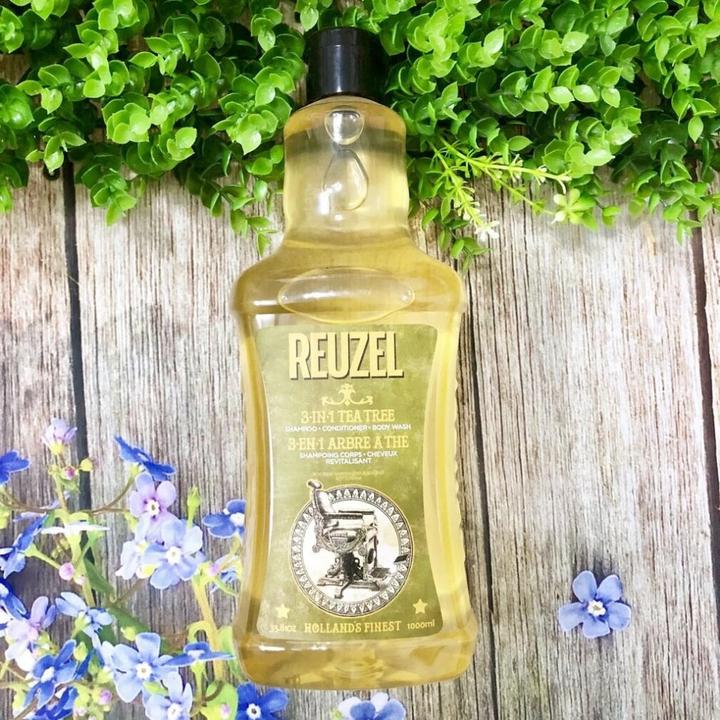 Immagine prodotto Reuzel Shampoo all'albero del tè 3 in 1 (1000 ml, Shampoo liquido)
