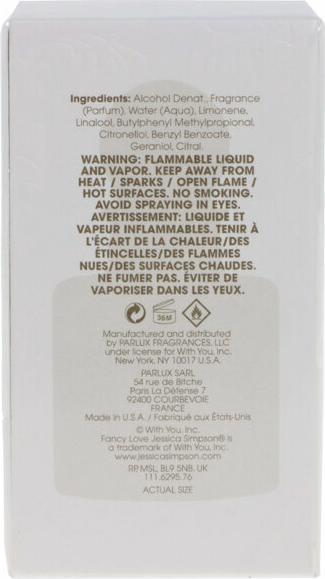 Actual product image Jessica Simpson Fancy Love by Eau de Parfum Spray 30 ml (Eau de parfum, 30 ml)