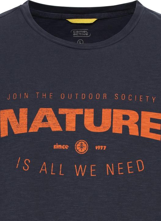 Actual product image Camel Active T-shirt with print made from sustainable organic cotton (XXL)