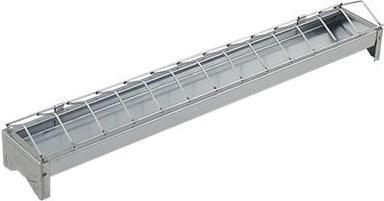 River Systems Mangiatoia lunga zincata con griglia per pulcini