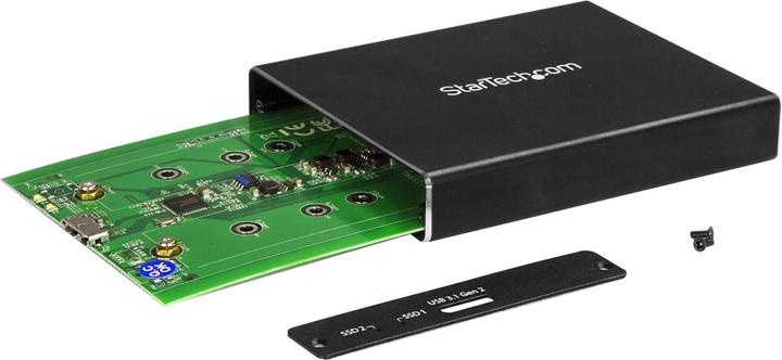 Immagine prodotto StarTech Alloggiamento Per Unità HDD Dual-Slot (M.2 2230, M.2 2260, M.2 2242, M.2)