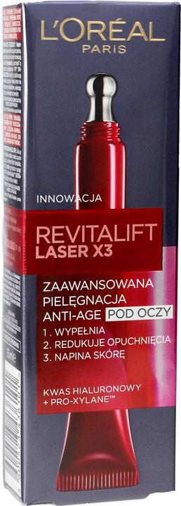 Actual product image L'Oréal Paris L'Oreal - Revitalift Laser X3 Advanced Anti-Age Eye Cream Under Eyes 15Ml (15 ml)
