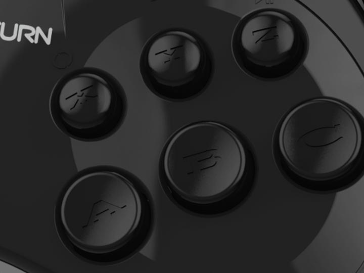 Produktbild retro-bit Sega Saturn USB Control Pad (Mac, PC, Switch, PS3)