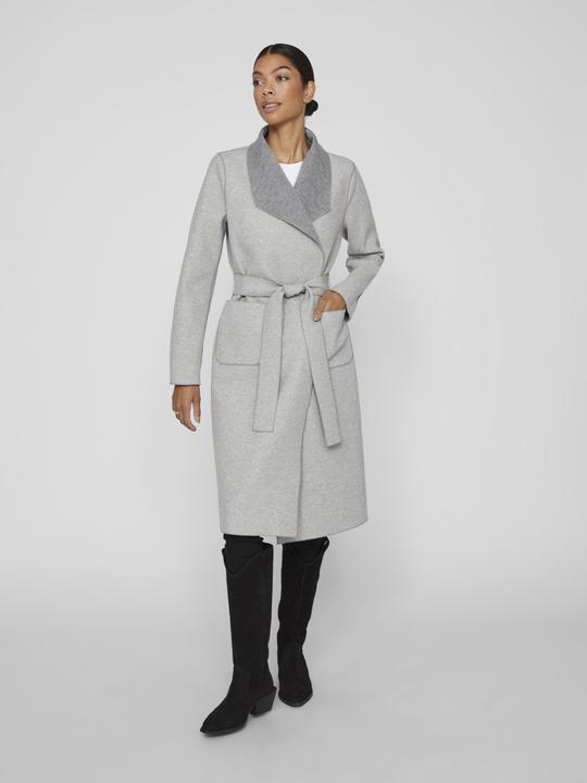 Actual product image Vila Reversible tie belt coat (S)
