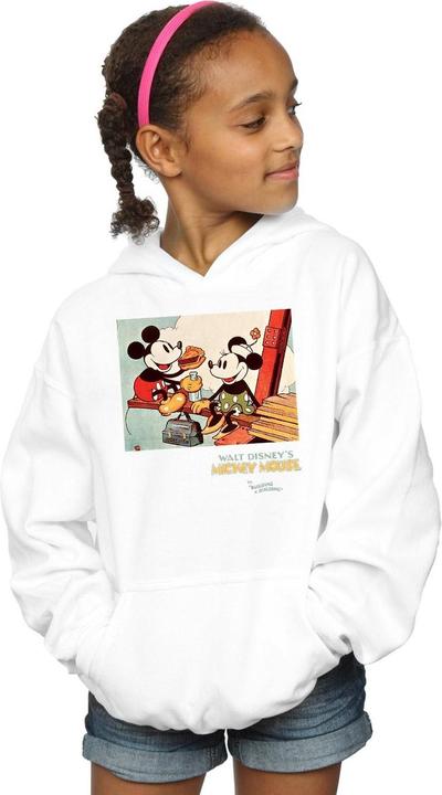 Actual product image Disney Girls Mickey Mouse Building A Building Hoodie (128)