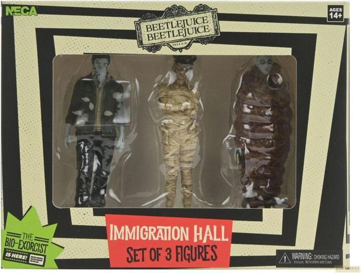 Immagine prodotto Neca Beetlejuice Beetlejuice figure 3-pack Sala Immigrazione 1 10 cm