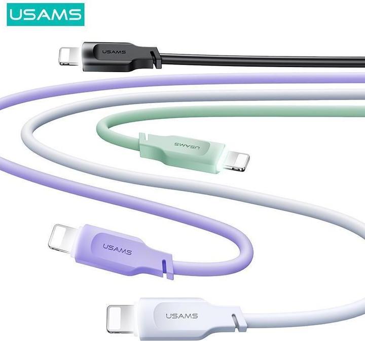 Immagine prodotto Usams Cavo di ricarica da Type-C a Lightning PD - Nero (1.20 m, USB 3.0)