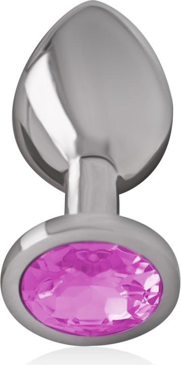 Actual product image Intense Anal Plug Metal Pink Size M