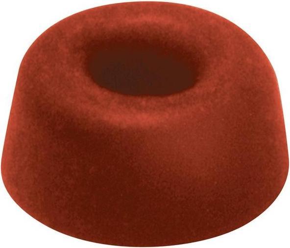 Image du produit Prestien & Knüppel Butoir de siège de toilette Ø 21 mm hauteur 10 mm caoutchouc noir (100 pièce(s))