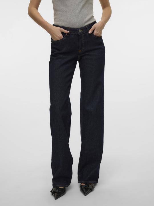 Immagine prodotto Vero Moda VMVANESSA Niedrige Taille Weiter Beinschnitt Jeans Weit geschnitten (W28/L30)