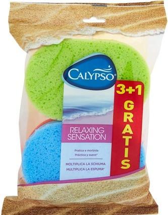 Calypso Relaxing Sensation Soft Foam Sponge - Pack of 4