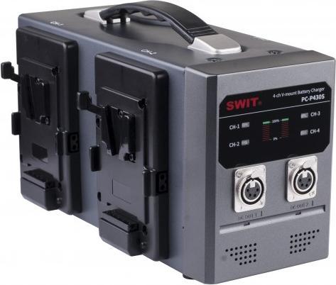 Immagine prodotto Swit Caricabatteria rapido a 4 canali PC-P430S/A (1 pz., Batteria + Caricabatterie)