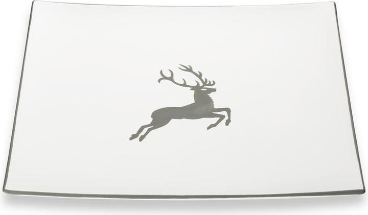 Produktbild Gmundner Keramik Grauer Hirsch, Platzteller Trend (31x31cm)