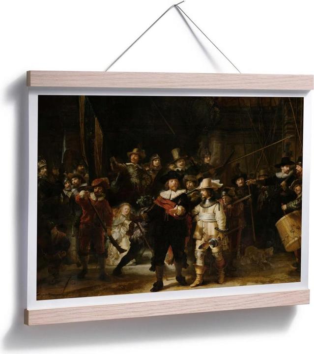 Immagine prodotto Trenddeko Rembrandt - La ronda di notte (80 x 60 cm)