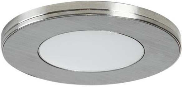 Actual product image Brumberg MM recessed/mounted spotlight XFlat 12164153 2,6W 180lm 12V DC DA56mm D75mm, nickel (185 lm)