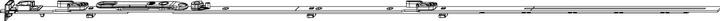 Produktbild Maco MM Stulpflügelgetriebe fix VZ, Beschlagsnut, KS, FFH 841-1090 mm (209508)