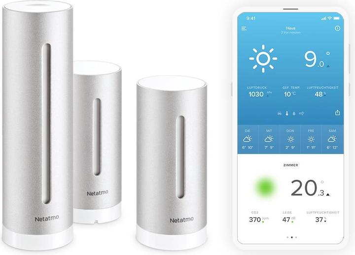 Netatmo Smarte Wetterstation + Zusätzliches Innenmodul