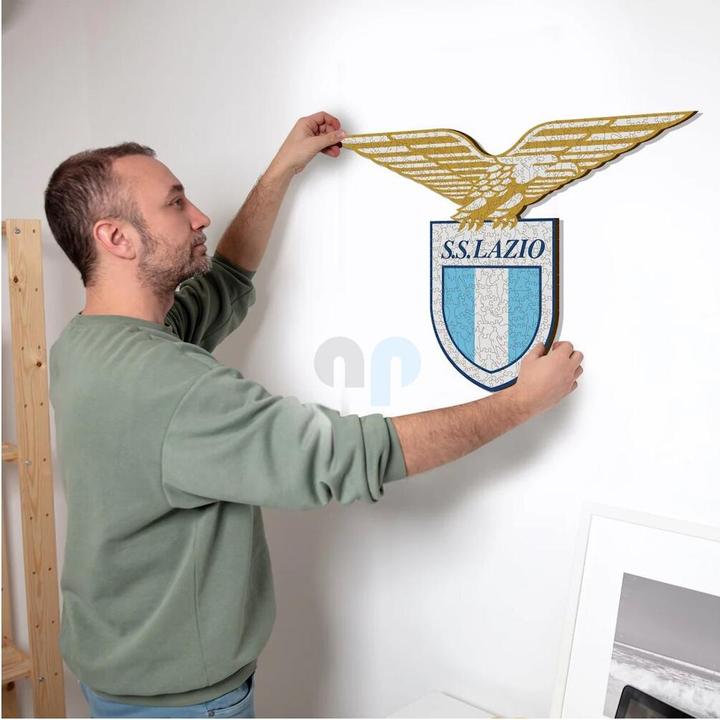 Actual product image Iconic SS Lazio - Logo - Wooden Puzzle Size S (150 pieces) (150 pieces)