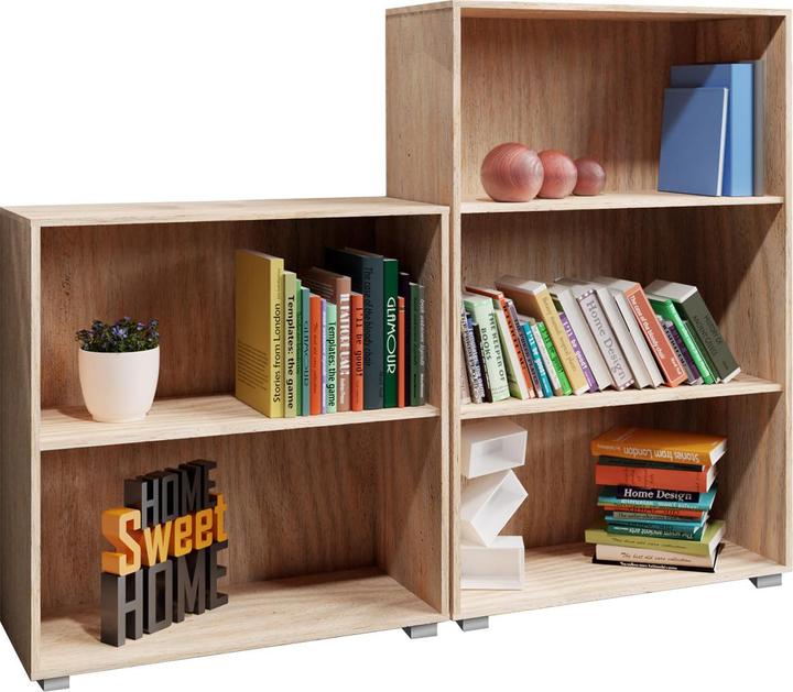 Actual product image Casaria Bookshelf (115 x 120 x 28 cm)