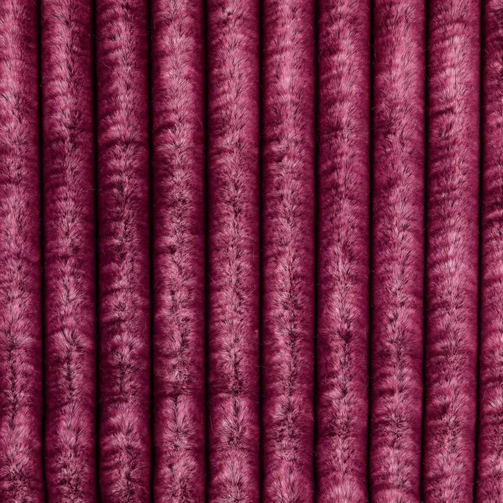 Actual product image Stoffrestposten Faux fur batik - Bordeaux red - Minimum quantity: 1 metre