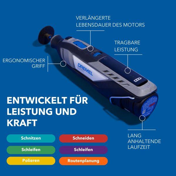 Immagine prodotto Dremel 8250 2.0 Ah 12V Li-Ion 5-tlg. Zubehör