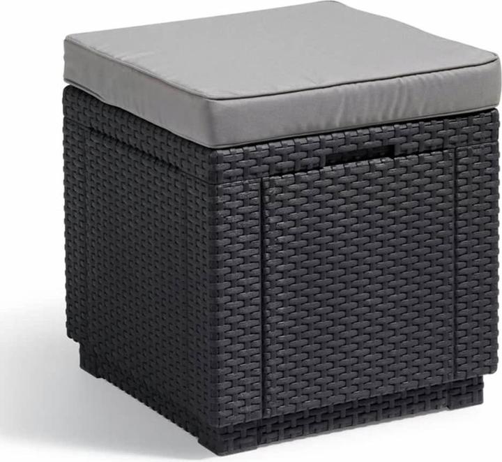 Actual product image Allibert Cube stool (with cushion)