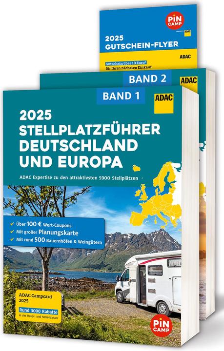 Immagine prodotto Adac Stellplatzführer 2025 Deutschland und Europa (Tedesco, 2025)